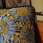 کوسن مربعی پارچه ژاکارد